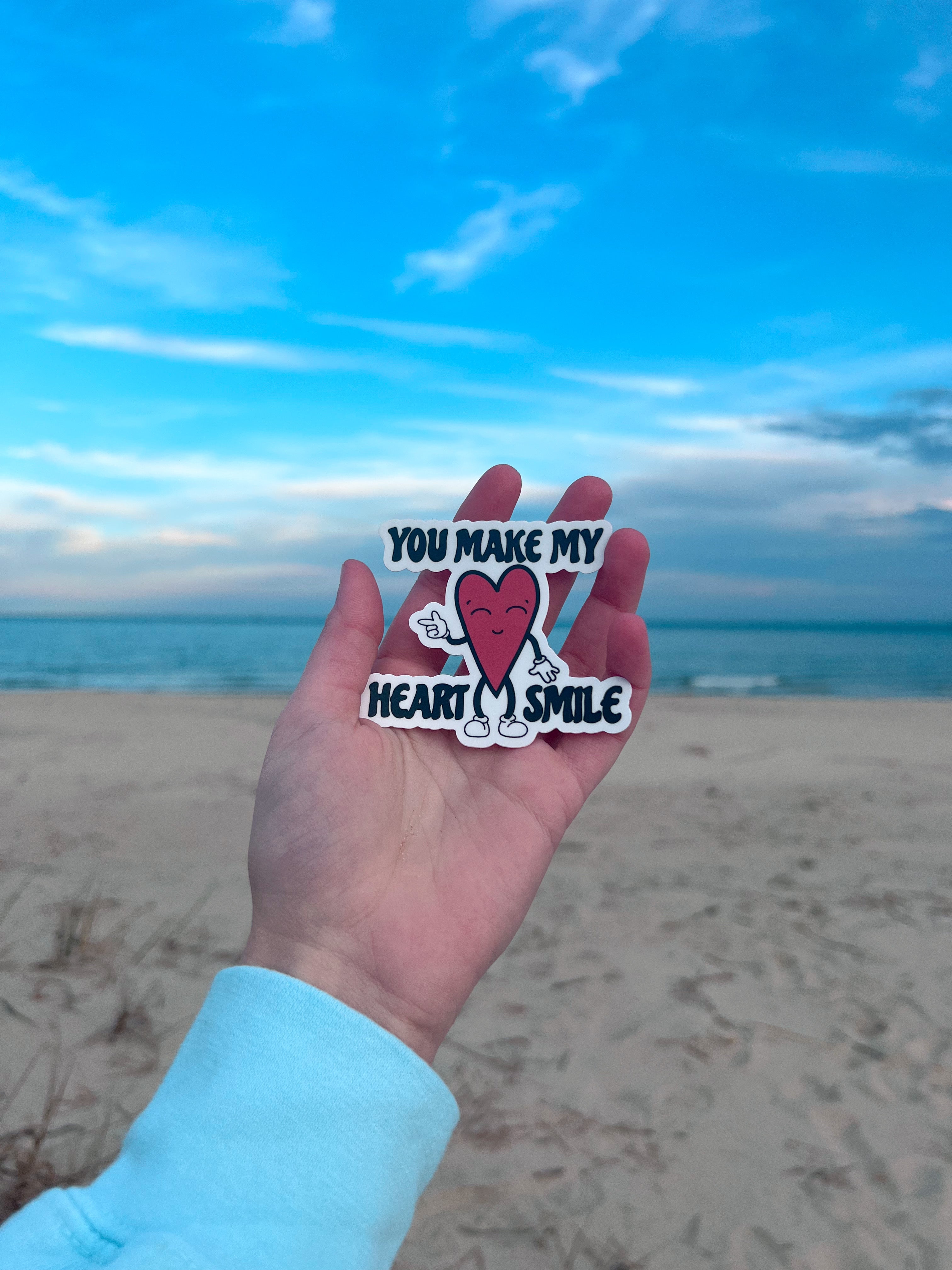 You Make My Heart Smile Sticker