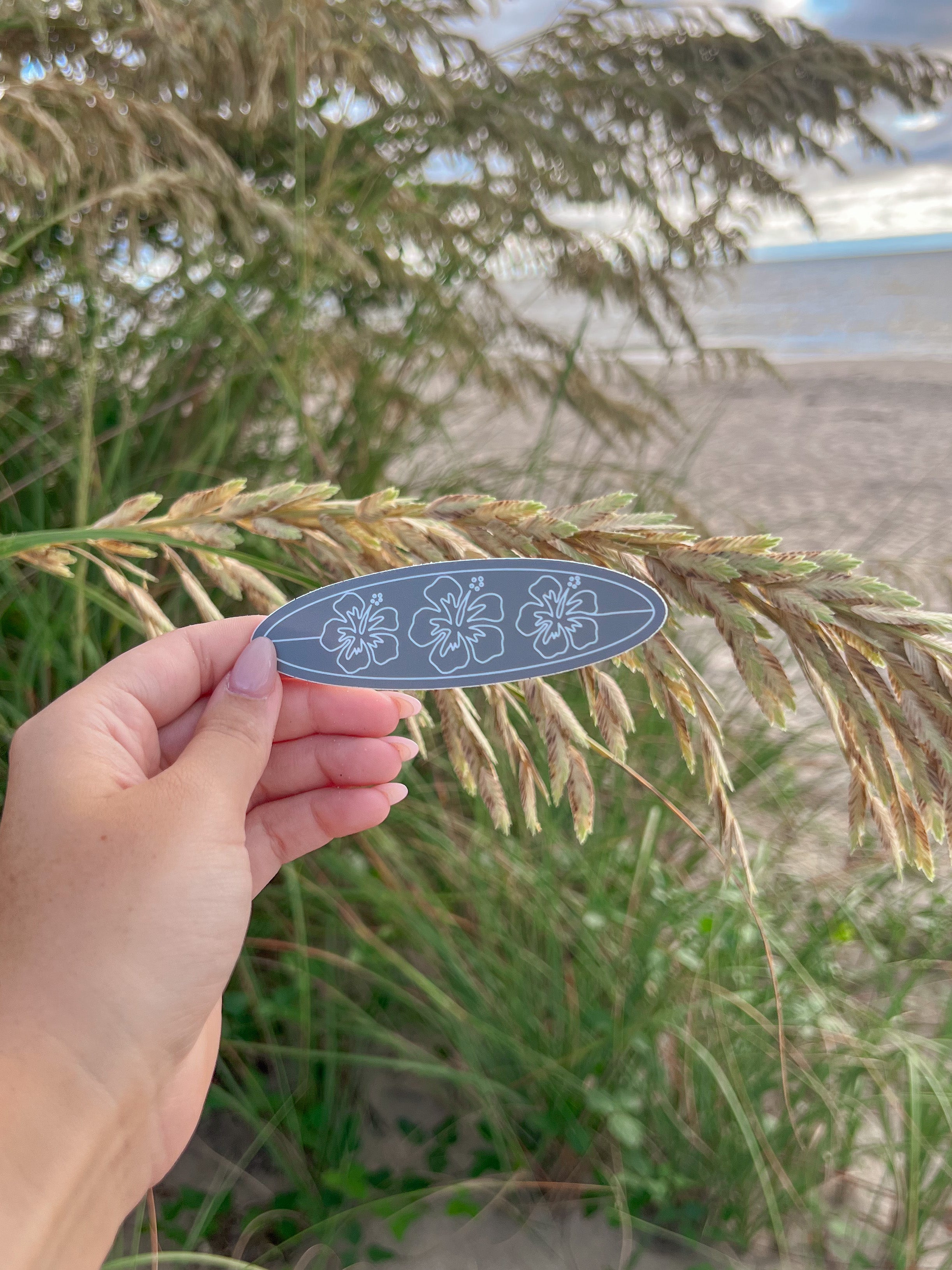 Floral Surf Sticker